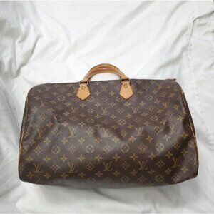 Authentic Louis Vuitton Monogram Canvas Top Handle Boston Bag